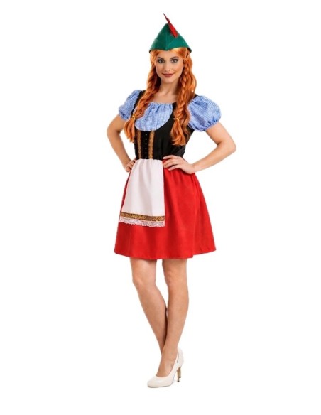 Costume tirolese Taglia M - di alta qualità, ideale per carnevale, feste a tema ed eventi speciali